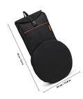 Heavy Duty Waterproof Dumb Drum Storage Bag Premium Oxford Percussion Hauler with slick weather block padding, 60cm x 35cm size.