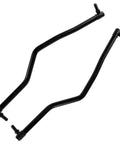 Steering Drag Link Set Left And Right For Husqvarna Lawn Tractors, black metal pair with threaded ends