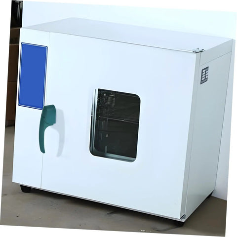 Ciieeo Commercial Vacuum Drying Oven with heavy duty green handle and glass door for lab and kitchen use.