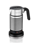 Aeroccino 4 Milk Frother Auto Quiet Hot Or Cold Frothing For Cappuccinos Lattes Macchiatos And More Perfect For Espresso Machines And Home Coffee Lovers Who Want Barista Quality At Home, stainless steel design, side view.
