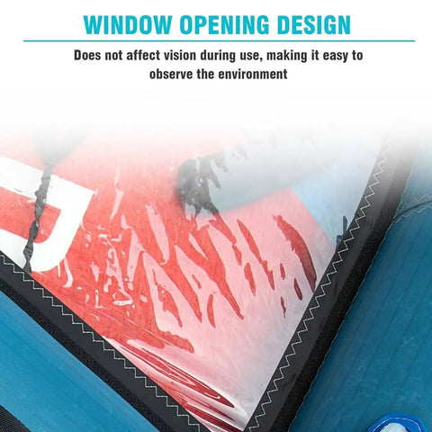 Inflatable Surf Wing For Wind Wing Foiling And Surfing, 4.2 Square Meters, features window opening for clear visibility