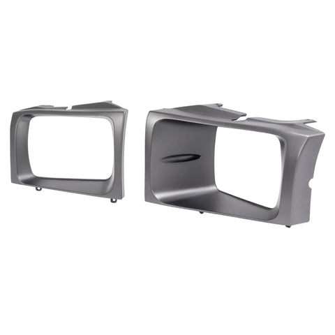 Pair Headlight Bezel Cover For 1999 2004 Ford F Series Super Duty F250 F350 F450 F550 Driver And Passenger Side Replacement Trim