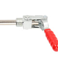 Push Pull Clamp Fixture for Welding and Machining, Beefy Heavy Duty Holding Tool with 136Kg Clamping Force, red lever