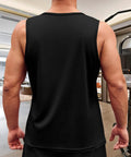 Lightweight Cotton Muscle Tank Top For Guys, breathable slim fit sleeveless undershirt with moisture wicking, tagless gym workout vest.