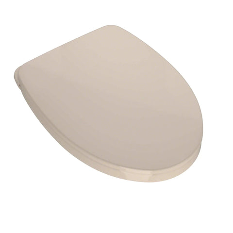 SoftClose Slow Closing Elongated Toilet Seat and Lid in Bone, Heavy Duty High Impact Polypropylene, Elegant Design