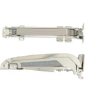 Rock Solid Heavy Duty Cabinet Door Mount Lateral Opening Hinge Set showing two metal hinges for smooth swinging gates.