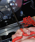 Using Cushion Grip Hex T Key Allen Wrench Set 10 Piece SAE Inch Sizes 3 32 to 3 8 6 Inch Length Pro Grade Made in USA on machinery