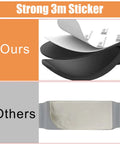 Comparison of Three Pack Kitchen Appliance Cord Organizer Sticky Cord Winder adhesive with other brands' tape.