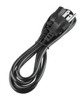 Black AC Power Cord For Korg M3 61 M361 Synthesizer Keyboard Music Workstation 100 To 240 Volts 50 To 60 Hz Safe Durable Connector Cable