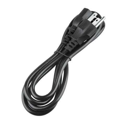 AC Power Cord For KORG X2 X3 Music Workstation Keyboard, Durable Copper Cable, bend tested over 10,000 times, coiled view.