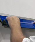 ProSkim 24 Inch Drywall Tool For Ultra Smooth Finish Lightweight Skimming Blade Set Ergonomic Non Slip Handle Perfect For Plaster And Drywall Finishing Made In USA SKIM60 being used on wall