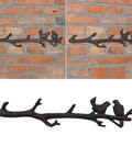 Vintage Cast Iron Tree Branch Coat Hook For Walls And Entryways Bringing Dope Rustic Vibes And Straightforward Storage Solutions That Honestly Upgrade Your Home Decor Setup, featuring bird designs.