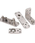 Hidden Door Hinge Stainless Steel Pivot Hinge For Secret Doors Bookcase And Shelf 600 Lbs Load Bearing 180 Degree Rotation Heavy Duty Concealed Hardware