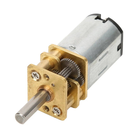 3V Micro Geared DC Motor With Metal Gearbox Tiny Deceleration Gear Reduction High Torque Low Noise For RC Cars Robots DIY Projects 50 RPM