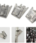 15 Pack Commercial Freezer Shelf Clips Replacement Stainless Steel Shelf Buckles for secure support in freezers