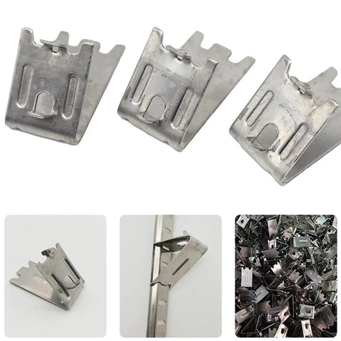 15 Pack Commercial Freezer Shelf Clips Replacement Stainless Steel Shelf Buckles for secure support in freezers