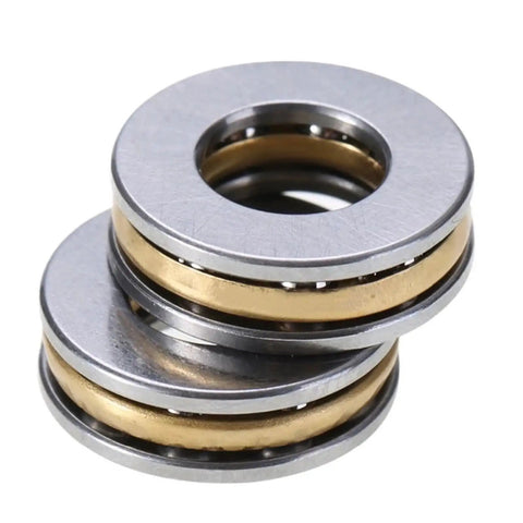 Four Pack Mini Thrust Ball Bearings For 3D Printers 4x10x4mm Axial Bearings In Bearing Steel With Brass Cage