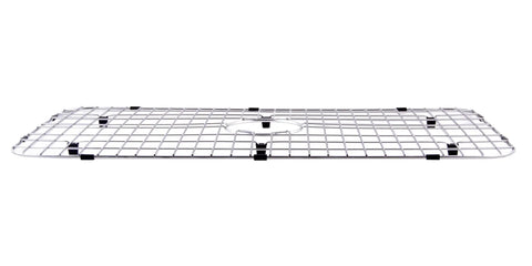 Side view of Protective Sink Grid For GR533 And AB532 AB533 Stainless Steel, showcasing heavy duty metal grid structure.