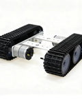 Dope Robot Tank Chassis Kit With 2 Tracks For Arduino Raspberry Pi Micro Bit Python And DIY Education, metal tank kit visible
