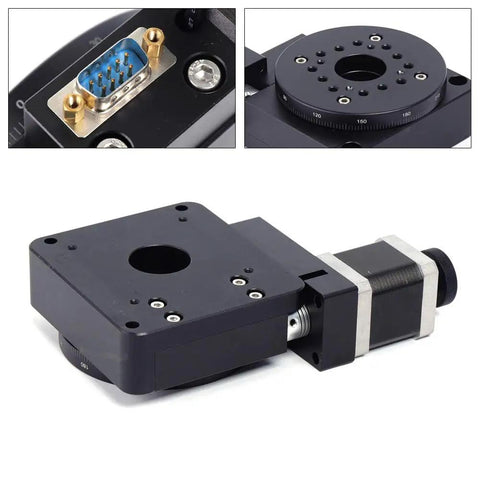 Motorized 100mm Optical Rotation Platform With High Precision Electric Rotation Stage for 3D Scanning and Precision Machining
