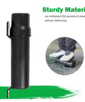 Rugged Off Road Motorcycle Tool Tube Waterproof Storage Box shown under pressure testing with a person standing on it.