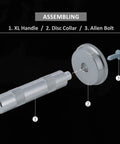 Heavy Duty Pro Grade Bearing Race And Seal Driver Set With 9 Discs And Collars for Axle Housing Includes Carrying Case components