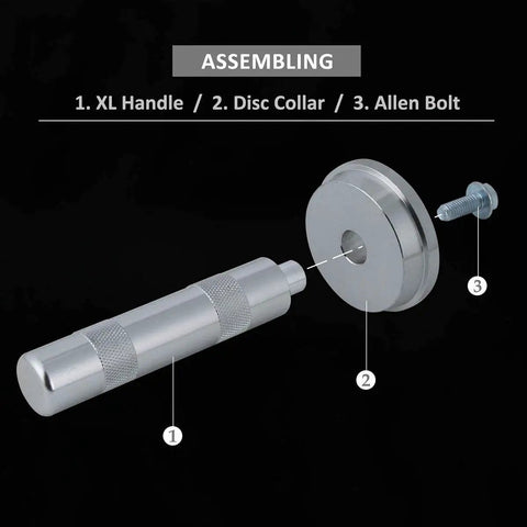 Heavy Duty Pro Grade Bearing Race And Seal Driver Set With 9 Discs And Collars for Axle Housing Includes Carrying Case components
