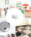 Heavy-Duty Removable Round Adhesive Hook And Loop Tapes For Wall Mounting, White Industrial-Strength Strips in various usage