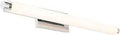 Vista 26 Inch LED Bathroom Vanity And Wall Light In Chrome 3000K Warm White Sleek Aluminum Fixture Low Profile ADA Compliant