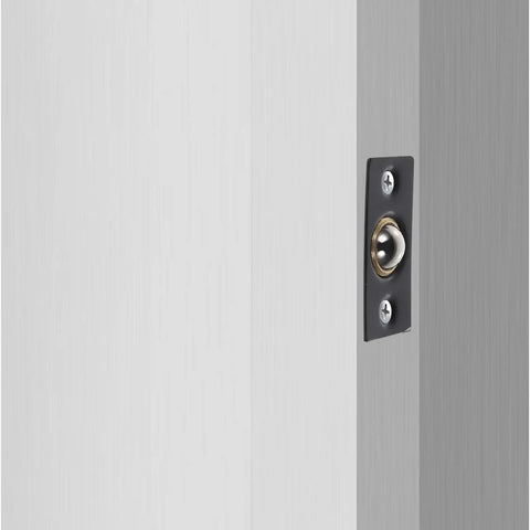 Stainless Steel Adjustable Ball Catch With Strike Plate Invisible Door Latch For Home And Office Black Finish 4 Sets