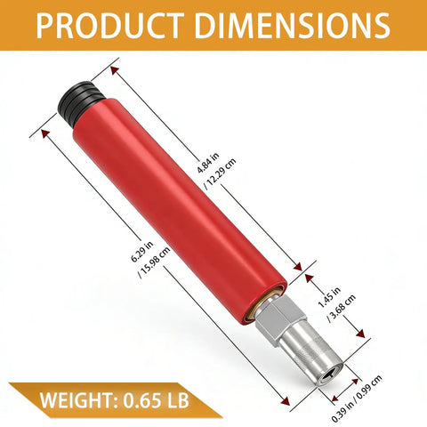 Dimensions of Grease Fitting Cleaning Tool No More Clogged Zerks Zerk Buster for Automotive Farm and Heavy Machinery