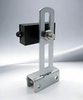 Square limit switch magnet with metal mounting bracket for automatic sliding gate openers, part of 2 pack replacement accessories kit.