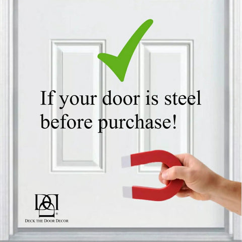 Checking door compatibility for Door Kick Plate With Magnetic Mount, Anodized Aluminum In Satin Nickel Finish, 8x34 Inches.