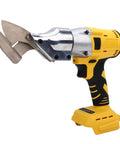 Asixxsix Heavy Duty Cordless Electric Metal Shear With 400Nm Torque And 360 Degree Rotating Head showing stainless steel blades and ergonomic handle.