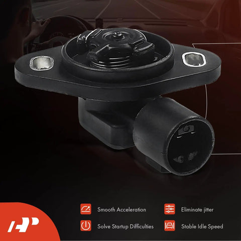 Throttle Position Sensor TPS Replacement That Fits Honda And Acura Cars Easy Plug And Play Upgrade For Accord Civic Integra CRV MDX And More Boosts Idle Stability Throttle Response And Overall Drivability, black plastic connector