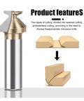 R8 Arc Bending Router Bit Set in 6/8/12mm and 14 or half inch shank size for curved woodworking and shaping projects.