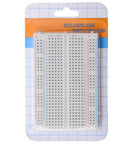 Compact Mini Breadboard With 400 Tie Points And Dual Power Lanes For Arduino Projects Measuring 5.5 By 8.2 By 0.85 Cm ABS