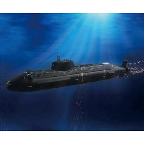 Astute-Class Nuclear Attack Submarine Model Kit 1/350 For RC Hobbyists, Trumpeter 04598 in underwater display