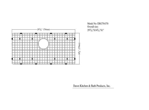 304 Stainless Steel Bottom Grid For ESR310900 Sink With Rubber Bumper Protectors, Front Upper Hole Opening, Scratch Guard, Durable Kitchen Accessory Kit