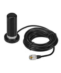 Dual Band Ham Radio Antenna With Magnetic Base And Sixteen Foot Extension Cable For Vehicle And Marine Use Covers VHF 136 To 174 MHz And UHF 400 To 470 MHz PL259 Connector