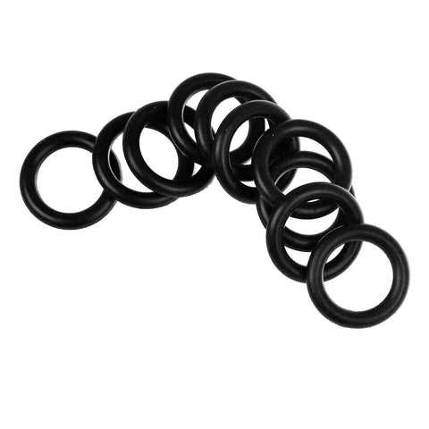 Propane Tank Gasket And O Rings Set For Soft Nose POL Fittings 10 Pieces Each Great For Leak Proof Sealing For Valves Regulators Adapters And Pipe Connectors black rubber O-rings
