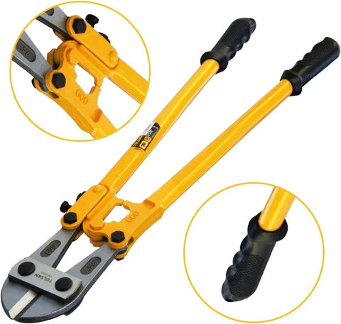 Beast Heavy Duty 36 Inch Bolt Cutter With Ergonomic Non Slip Handle Cuts Thick Steel Like Butter Hardened Jaw Tips