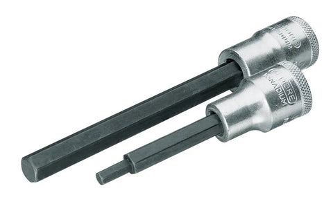 Close-up of sockets from 40 Piece One Half Inch Drive Socket And Spanner Set Pro Grade With Dual Color Foam Tool Module.
