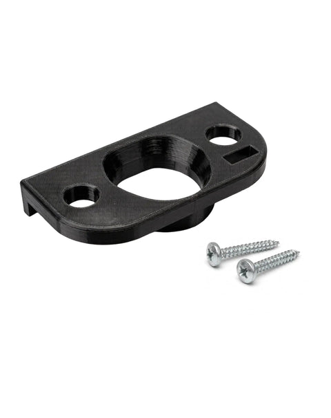 Wall Mount Vacuum Holder for 18V Hand Vacuums, secure center lock design, carbon fiber reinforced, with screws