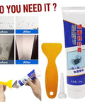 Pro Grade Drywall Repair Kit With Scraper And Mending Agent, Wall Patch Kit For Cracks And Holes, Seamless Paintable Repair