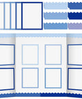 90 Piece Science Fair Board Supplies Set With 72 Scalloped Bulletin Borders In Bold Colors And 18 Sheets Of Presentation Subtitle Stickers