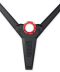 Folding Camera Panner For Ice Fishing, Pro Grade Underwater Angler Accessory, durable black and red mount with 360 rotation