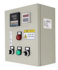 PID Temperature Controller For Heavy Duty Industrial 3 Phase 15KW 380V Digital Display Box With Integrated Components For Oven Curing Machine Temperature Regulation And Precision Thermostat Control, beige metal cabinet
