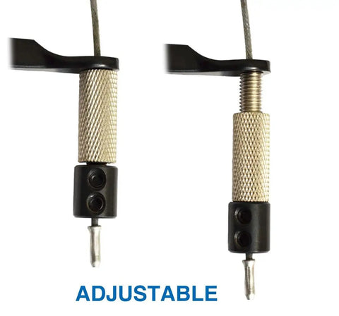 Close-up of Super Handy Flexible Cable Hose Clamp Pliers That Lock showing adjustable mechanism with knurled grip and cable.