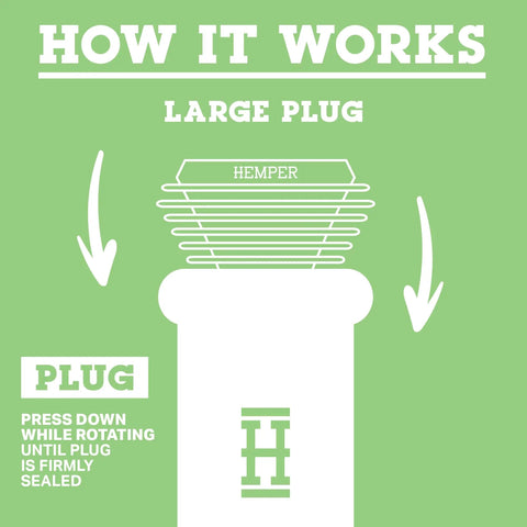 Universal Cleaning Plugs For Glass Water Pipes And More That Seal Tight Fits Male And Female Joints Durable Reusable Design No Fuss Cleaning